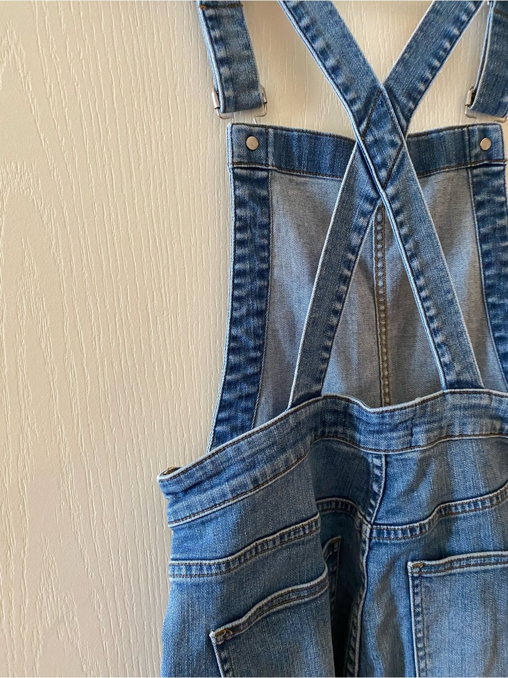 MADEWELL Skinny Overalls Drop Hem in Indigo Wash - M - Picture 4 of 15